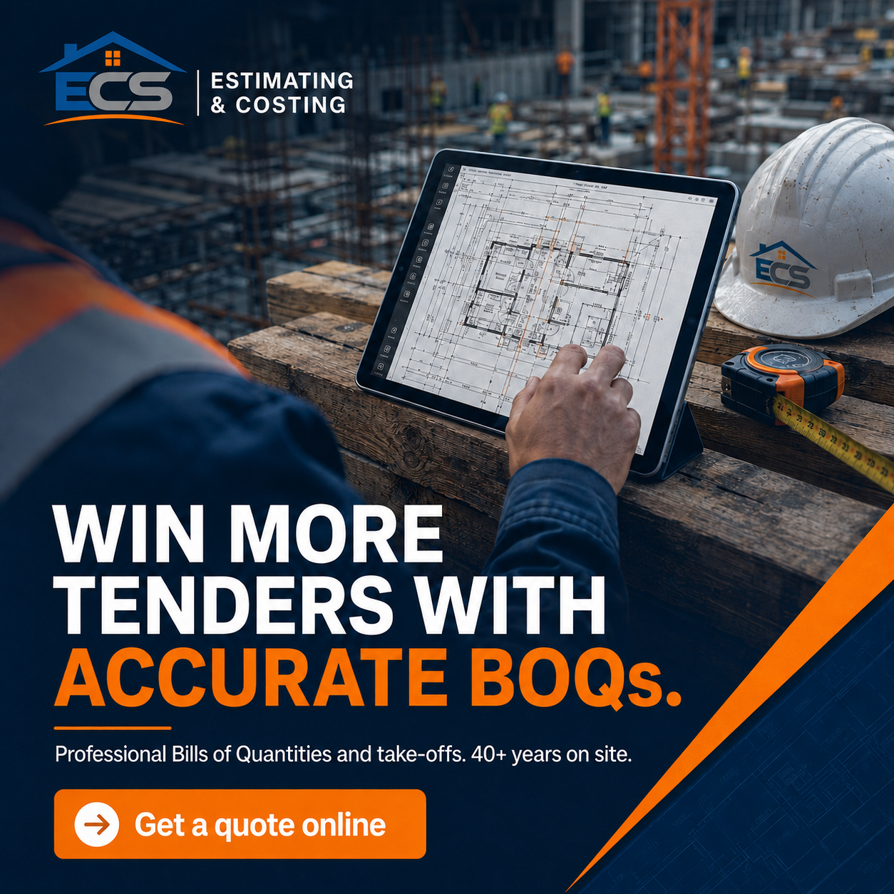 Ad for builders