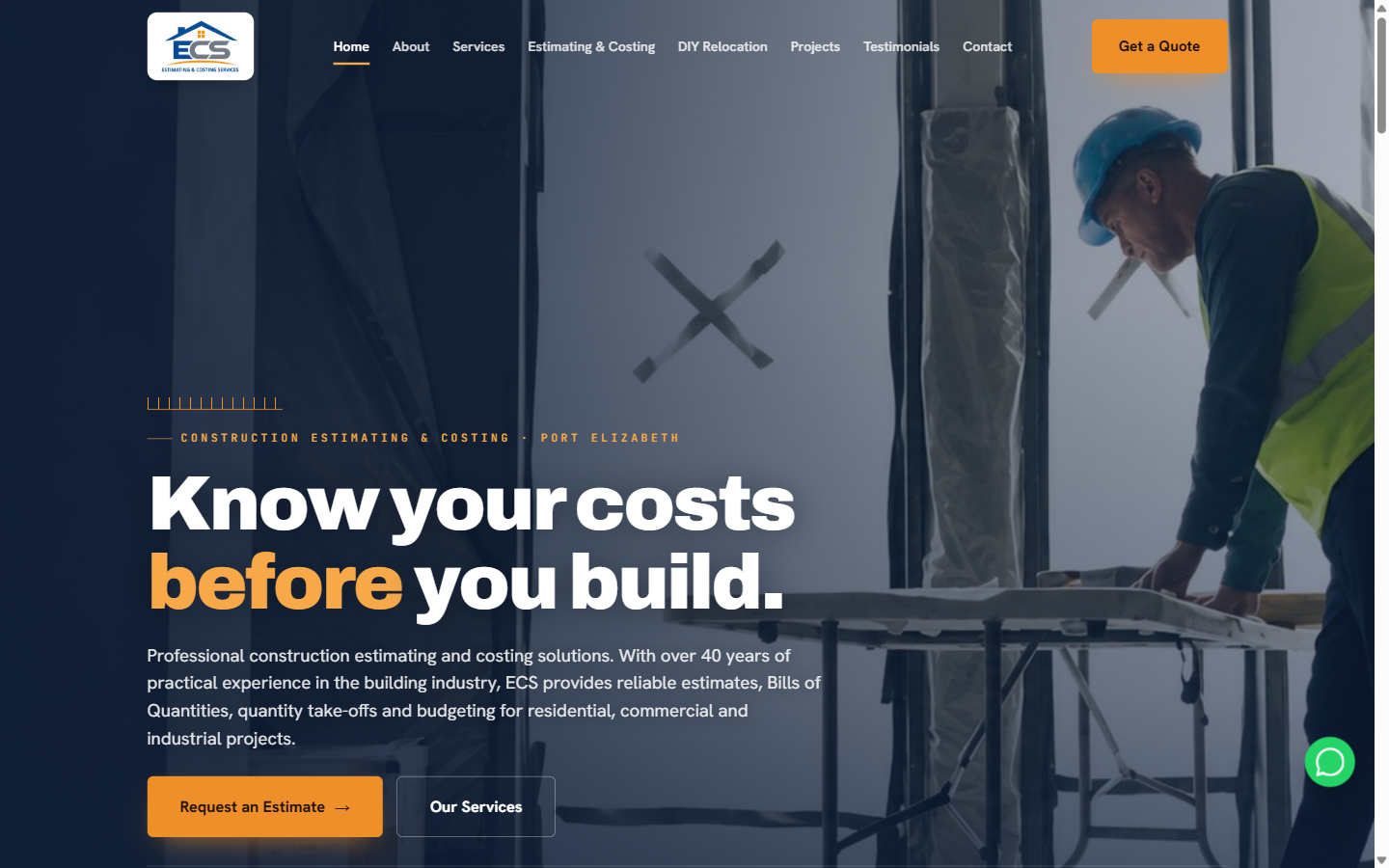 ECS homepage
